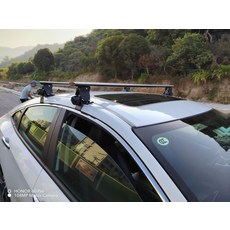 차량 천장 거치대 가로바 자동차 문틀형 루프, 실버 차량 천장 거치대 1.4m, 실버-차량 천장 거치대  1.4m