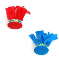 민속 전통 놀이 어린이 발제기 발차기 제기차기 캠핑 체육대회 바닥제기 플라스틱 용제기 운동장 명절 체육, 임의색상