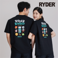 [라이더] 2026RC-3 남성 여성 배드민턴 티셔츠 반팔 오버핏