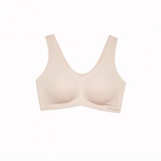 [매장정품] [/크로커다일 이너웨어]라이크라 쉘론 몰드부착 V넥 감탄브라 1종 베이지 CDWBR4O21T