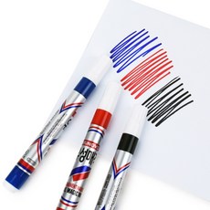 일월천상회 유성매직 단색 낱개 네임펜 사인펜 네임팬 싸인펜, 적색