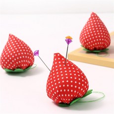 뭉스상회 딸기 바늘 홀더 반짇고리함