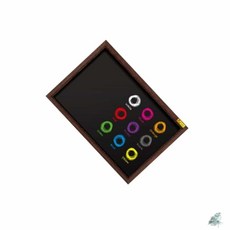 더캔바 자석마카 블랙보드 60x40cm 마커자석용 미니칠판