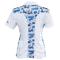 Anni Lyn Sportswear 여성용 쿨 브리즈 폴로 셔츠 화이트/바이브런트 말 3X-Large 462038
