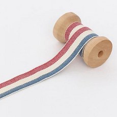 패션스타트 프렌치 3색 린넨테이프 18mm 1개입, 1개, 멀티