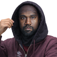 리얼리티 인물 복면 마스크 가면 쓸데 없는 선물, 칸예웨스트 마스크, 1개, 1개입