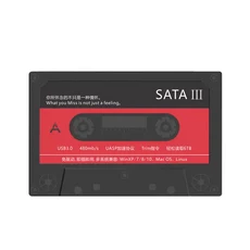 호환 외장 HDD 케이스 하드 드라이브 박스 USB 3.0 2.5인치 SATA 3.0 모바일 HDD 인클로저 PC 노트북용 UAS, 01 black