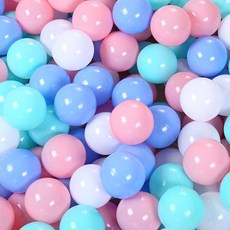 海洋球 遊戲球 軟球 馬卡龍海洋球 直徑5.5cm 100入 6色混搭, 1個
