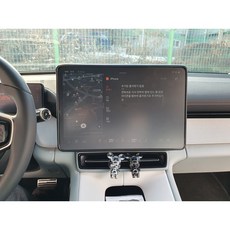 폴스타4 센터스크린 실리콘 보호커버 호환제품, 블랙, 기타