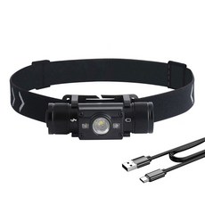 HL-K2 LED 헤드랜턴 1500루멘 충전식 라이트 18650 등산 캠핑 낚시 안전모 CREE LED 소형 후레쉬 본체단품, 혼합색상, 1개