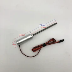 JP Hobby 풀 메탈 전동 리트랙트 모터 F16 4kg DIY RC 비행기 ER120 M3/M4 롱 샤프트용, 01 빠른  Mainland, 02 Motor