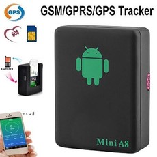 지폐인식기A8 미니 GPS 트래커 자동차 실시간 추적 분실 방지 키 파인더 장치 온라인 웹 사이트 APP 액세, 1. Black