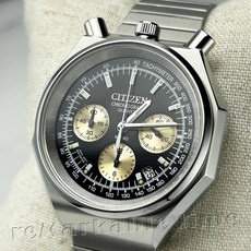 CITIZEN 石英手錶 紳士三眼計時復古牛頭男錶 AN3700-54E