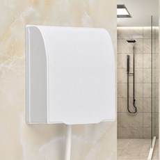 插座防水罩 86型加高加大防濺盒, 1個, 86常規款雅白【4釐米厚】