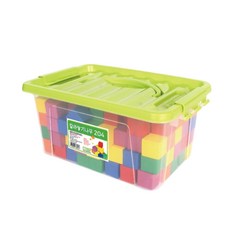 사고력발달 입체도형 칼라나무쌓기 204p 기관용 유치원 재료 게임