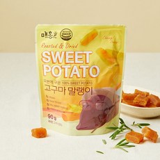 [자연다움] 오븐에 구운 고구마 말랭이 90g 1팩, 없음