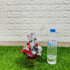 迷你聖誕樹 雪花樹 聖誕樹盆, 20cm 雪花聖誕樹