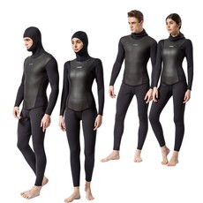 游龍潛水 PROBLUE RW-718 女款自由潛水 3mm 兩件式防寒衣褲 / 自潛連帽兩件式防寒衣 本店另有好禮相送, 長褲,XS