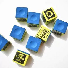 대용량 당구초크 당구용품 파우더 대형 12개, 트라이앵글 브랜드 블루 스몰박스 12정, 1개