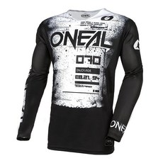 O'NEAL Mayhem V.24 저지 남성용 스카프 블랙/레드 L, Medium, Black/White