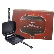 티타늄 양면팬 특대 1P 310x230x70mm 후라이팬 프라이sjl9+9JOz