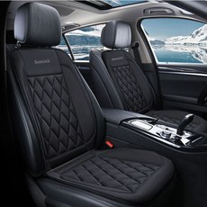 자동차온열시트 온열시트 운전석 12V/24V 전용, 12v블랙1pc, 1개