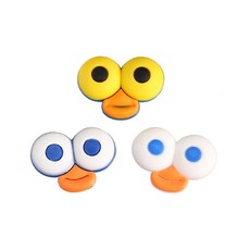 왕눈이 인형얼굴(3개) [3505] / 뜨개 모루 인형 눈 눈알 만들기 재료, 파란뒷면 흰색눈, 1개