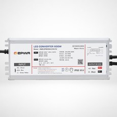 방수 알루미늄 SMPS 600W LED DC24V 전원 어댑터 IP68 안정기, 1개
