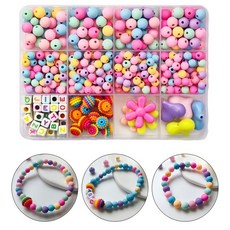 제이큐크로스 스크럽 알파벳 플라워 DIY 비즈팔찌 만들기 세트