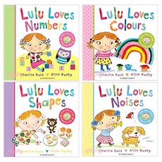 Lulu 小女孩露露基礎認知硬頁書 (共4本)｜Camilla Reid, 詳見詳細資訊