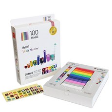 [매직큐브] 큐블로 리틀몬스터 / 자석블록 100pcs/ MC100M