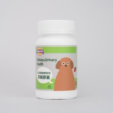 Zippets 犬用腎臟泌尿道保健膠囊, 1個, 綜合營養補充品, 60顆