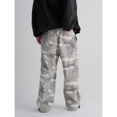 [에잇세컨즈] 카모플라주 파라슈트 팬츠 라이트 그레이 (265921AY12)