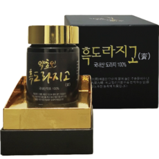 약초인 국내산 흑도라지고 170g 1병 선물용 구증구포 국산 흑도라지 저온 고농축 흑도라지청, 1개입, 1개