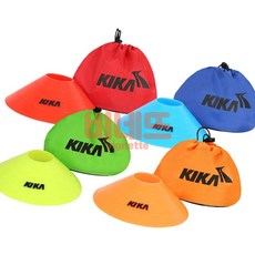 키카 접시콘 세트 10개입 가방포함 운동회물품, 라임, 1개