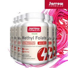 자로우 포물라 6세트 메틸 엽산 400mcg 베지 60캡슐 4세대 활성형, 1개, 60정
