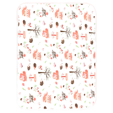 台灣現貨免運 嬰兒床隔尿墊 防水墊 可水洗純棉隔尿墊, 1個, 粉狐貍