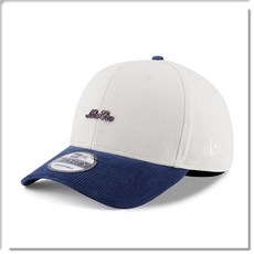 New Era棒球帽 撞色燈芯絨帽簷, 藍,白, 1個