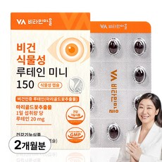 비타민마을 비건 식물성 루테인 미니, 60정, 1개