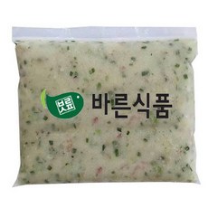바른식품 해물부추 어묵반죽 1kg 실꼬리돔 연육 바다향가득 무색소 무방부제 프리미엄, 1개