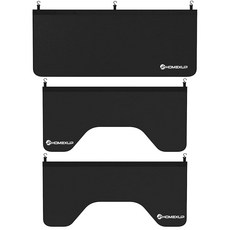 정비사용 3피스 마그네틱 펜더 커버 - 25개의 강력 자석 및 7개의 후크 이중 레이어 자동차 보호 매트 방수 세단용 유니버설 핏 수납 가방 사이즈 L 스테이션 왜건, 1개