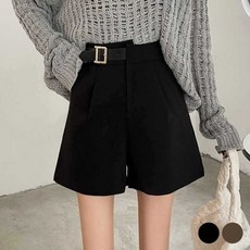 남성 정장 스타일 5부 반바지 슬랙스 - 편안한 뒷밴딩 하프 팬츠