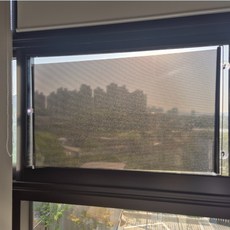 엘레무르) 붙이는 롤업 햇빛가리개 블라인드 68x125-N8