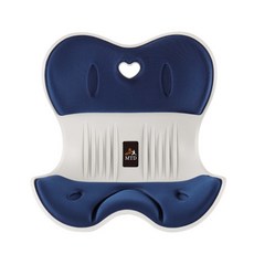 兒童護腰靠背坐墊 矯正坐姿 久坐美臀 家用防駝背記憶棉墊, 運動藍,30*35*40cm