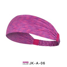 桃園出貨運動發帶 戶外健身速幹吸汗頭巾 瑜伽彈力頭帶防汗 戶外健身跑步騎行運動頭帶 止汗頭巾透氣吸汗發箍 跑步導汗頭, JK-A-06玫紅, 1個