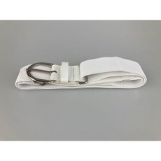 彈性腰帶 運動鬆緊腰帶 可調節, 白色, 1個