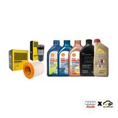 아우디 Q7 3.0TDI 엔진오일 세트, 4L 3.0TDI (CRC/CJG) 8L, 킥스 G1 디젤 5W30 엔진오일, 오일필터 + 에어크리너필터, 1개