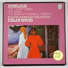 Colin Davis Conductor Boston Symphony Orchestra Sibelius Composer & 0 more Vinyl 비닐 LP 레코드 The 7 S, Colin Davis Conductor Boston S
