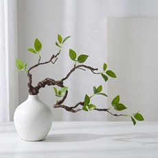 [런런피티] 감성 인테리어 조화 인조 꽃 화분 식물 장식 테이블 데코, 1개, Type B