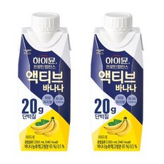 하이뮨 프로틴 밸런스 액티브 바나나 250ml 18개